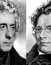 Textdichter Johann Philipp Neumann und Komponist Franz Schubert